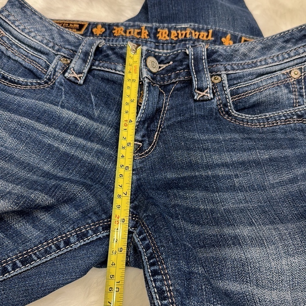 Rock revival Steffen skinny jeans, size 28/30 - Picture 4 of 17
